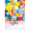Mud Pie Baby Boy “One” First Birthday Smocked Jon Jon, 12-18 Months