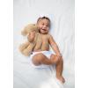 Mud Pie Golden Retriever Dog Baby Swaddle & Rattle Set(Doodle)