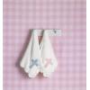 Mud Pie Kids’ Blue Cross Chenille Blanket