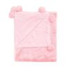 Mud Pie Kids’ Pink Pom Blanket(Pink)