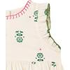 Mud Pie Toddler Girl Ivory Block Print Dress