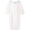 Mud Pie Baby Boy Crochet Trim Gown