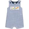 Mud Pie Baby Boy “One” First Birthday Smocked Jon Jon, 12-18 Months