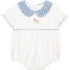 Mud Pie Baby Boy Rocking Horse Gingham Bubble