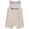 Mud Pie Baby Boy Smocked Tractor Jon Jon