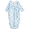 Mud Pie Baby Girl Floral Gown(Blue)