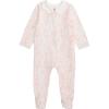 Mud Pie Baby Girl Floral Pink Scallop Sleeper