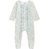 Mud Pie Baby Girl Floral Sleeper(White)