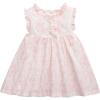 Mud Pie Baby Girl Pink Toile Print Dress