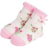 Mud Pie Baby Girl Rose Heart Socks, 0-12 Months