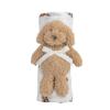 Mud Pie Golden Retriever Dog Baby Swaddle & Rattle Set(Doodle)