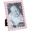 Mud Pie Rectangle Pink Ric-Rac Wood Frame(6 3/4″ x 4 3/4″)