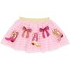 Mud Pie Toddler Girl Western Tutu(Pink Gingham)