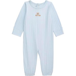 Mud Pie Baby Boy French Knot Bear Gown