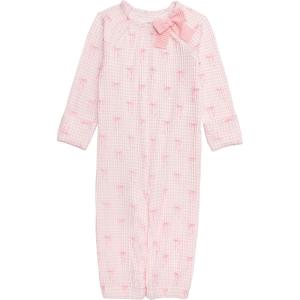 Mud Pie Baby Girl Bow Gown(Pink)