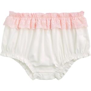 Mud Pie Baby Girl Eyelet Trim Bloomers(White)
