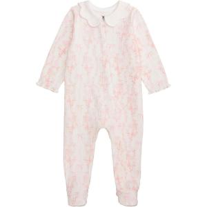 Mud Pie Baby Girl Floral Pink Scallop Sleeper