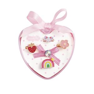 Mud Pie Kids’ Flower Ring Set(Pink)