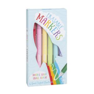 Mud Pie Kids’ Rocket Erasable Marker Set(Blue)