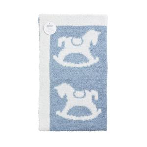 Mud Pie Kids’ Rocking Horse Chenille Blanket