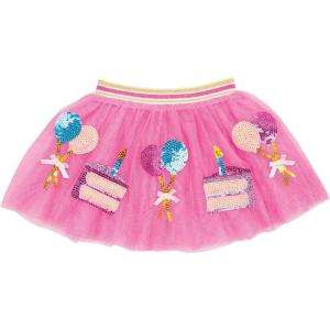 Mud Pie Toddler Girl Birthday Sequin Icon Tutu