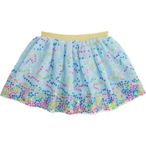 Mud Pie Toddler Girl Blue Confetti Sequin Tutu