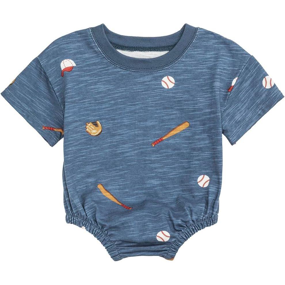 image:imageMud Pie Baby Boy Baseball Tshirt BubbleBlue