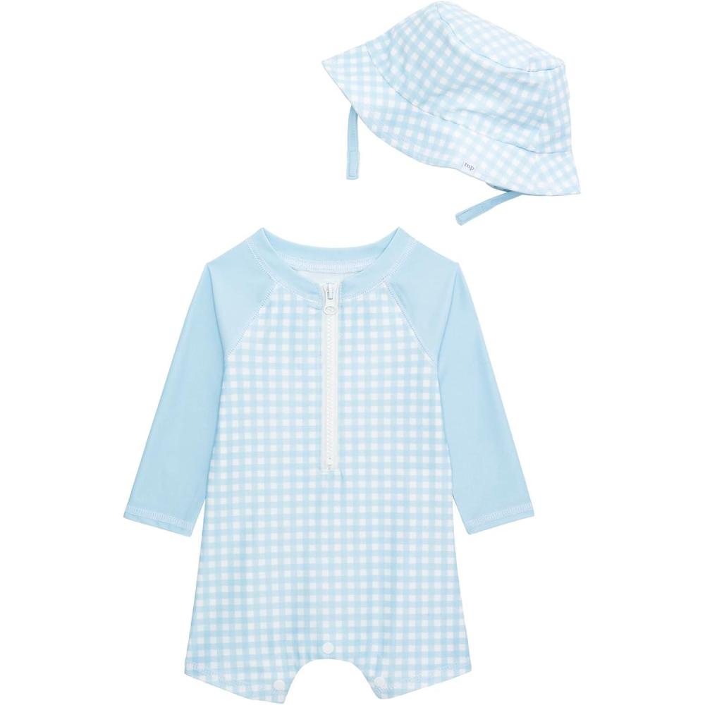 image:imageMud Pie Baby Boy Gingham Rashguard