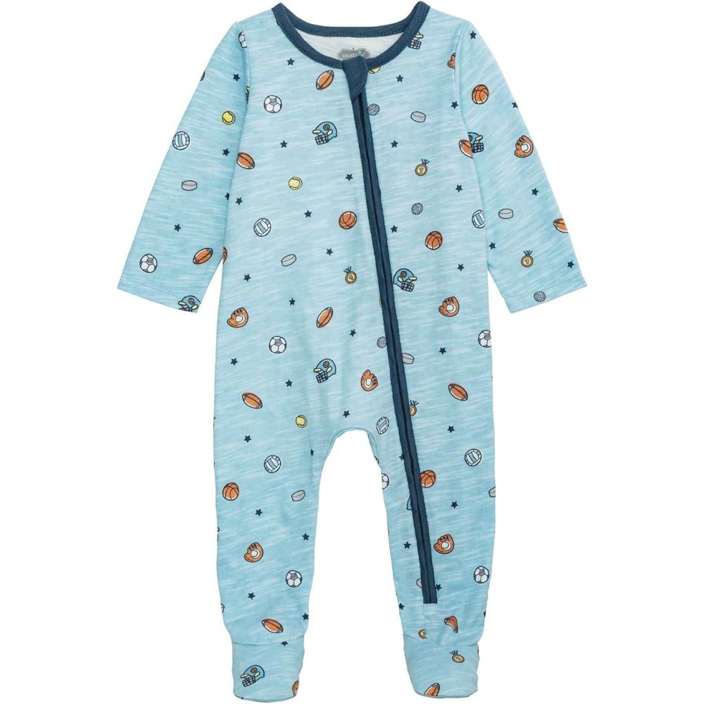 image:imageMud Pie Baby Boy Mixed Sports Zip Sleeper