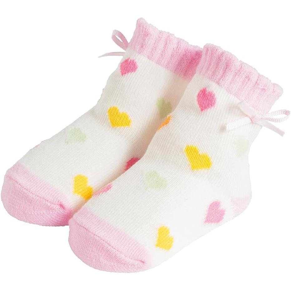 image:imageMud Pie Baby Giril Rainbow Heart Socks 012 Months