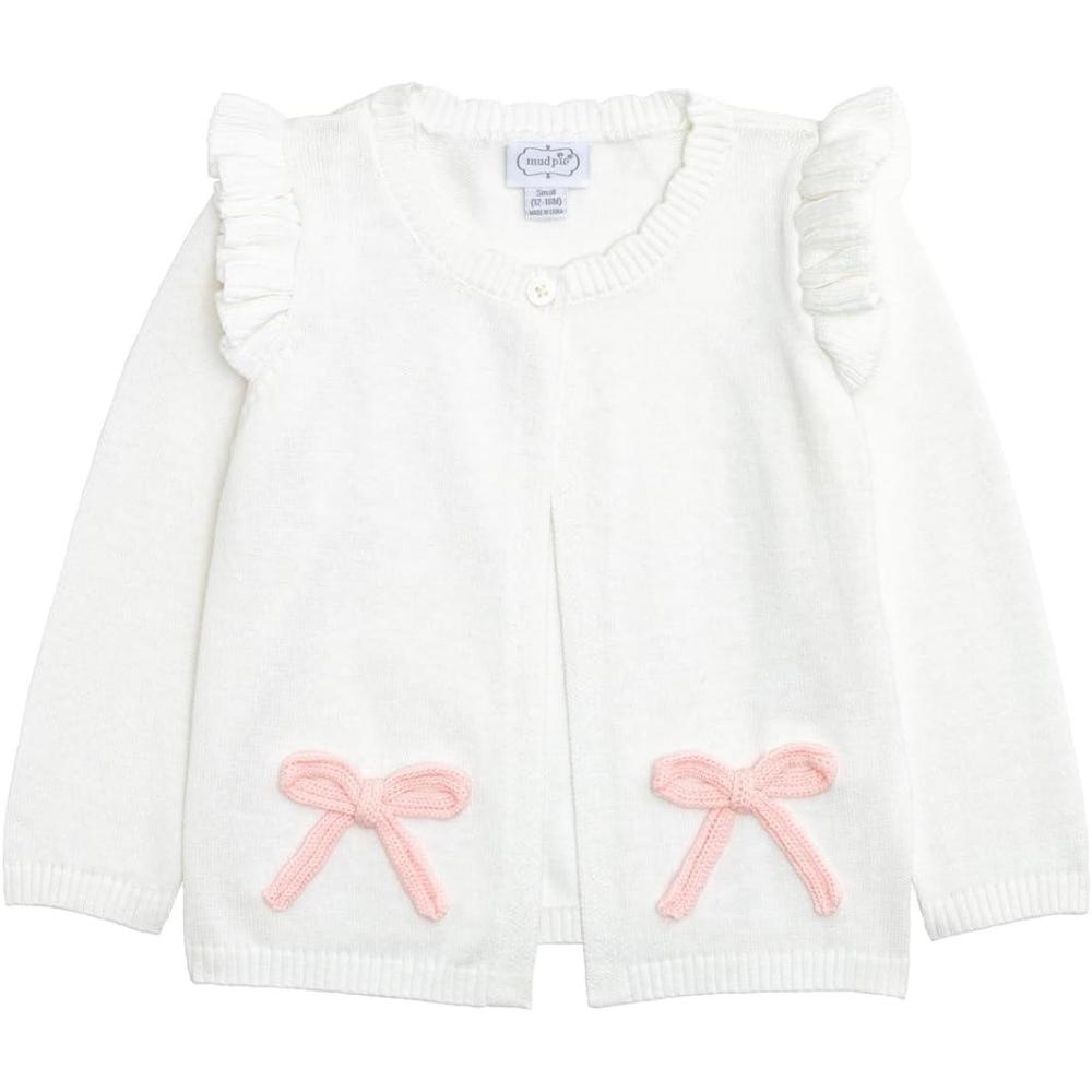 image:imageMud Pie Baby Girl Bow Cardigan