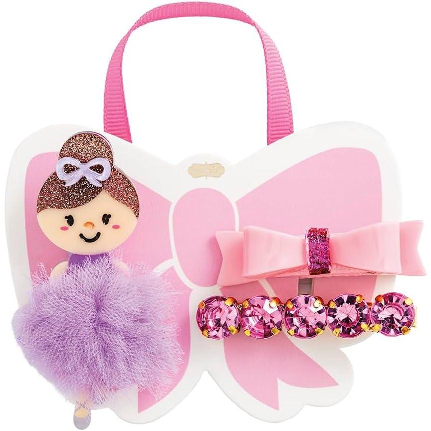 image:imageMud Pie Girls Kids Hair Purple Ballerina 2 34 Clips 2
