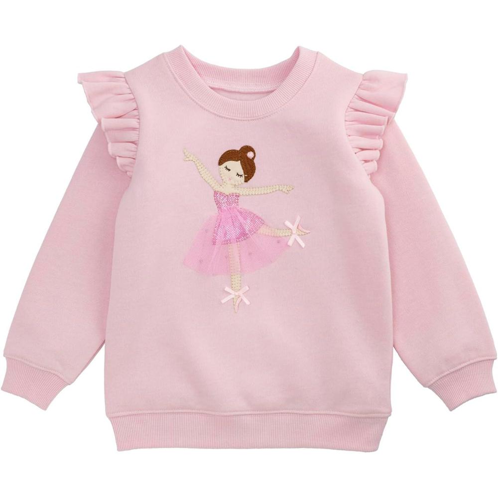 image:imageMud Pie Girls Mud Pie Kids Ballet SweatshirtPink