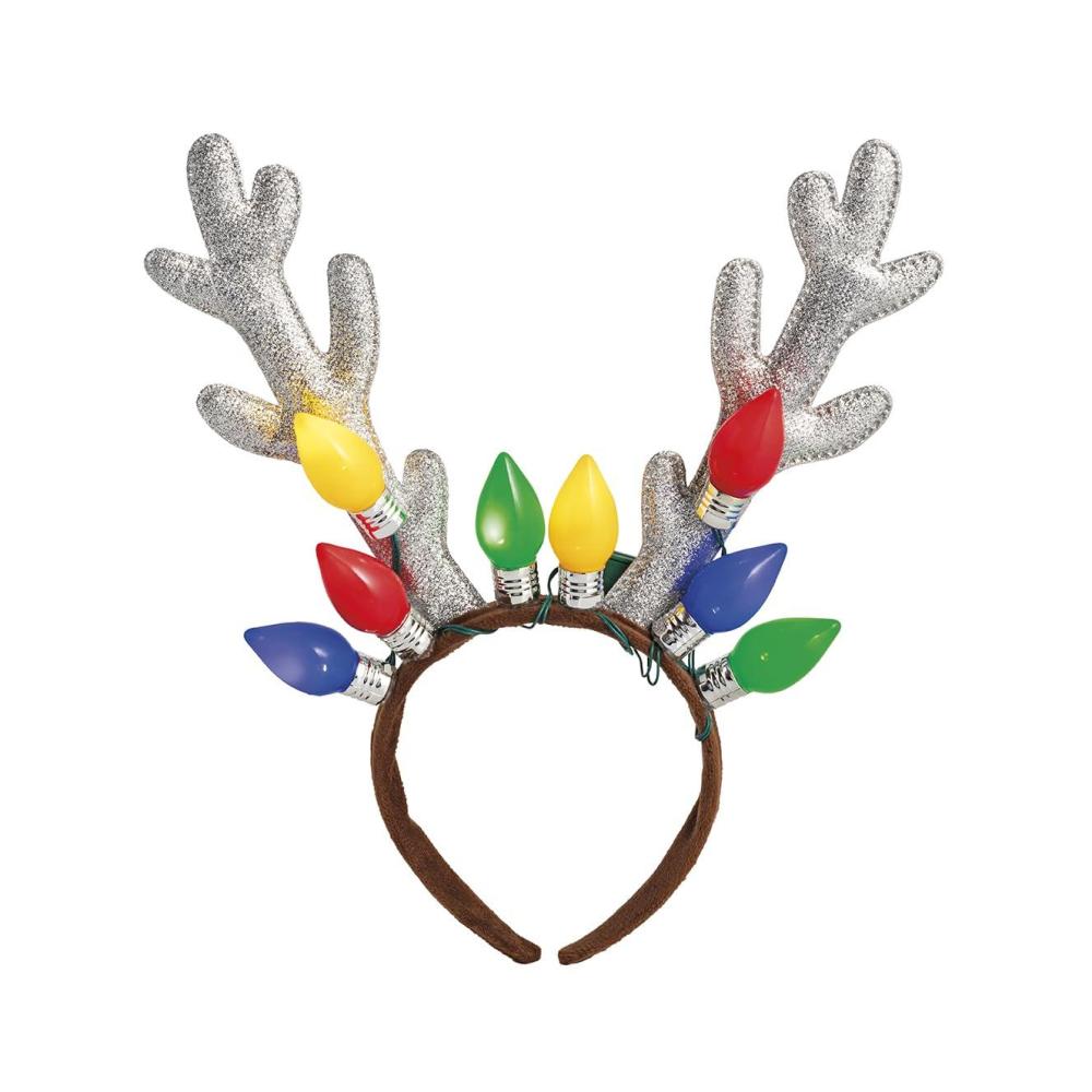 image:imageMud Pie Kids Christmas Gold Light Up HeadbandsSilver