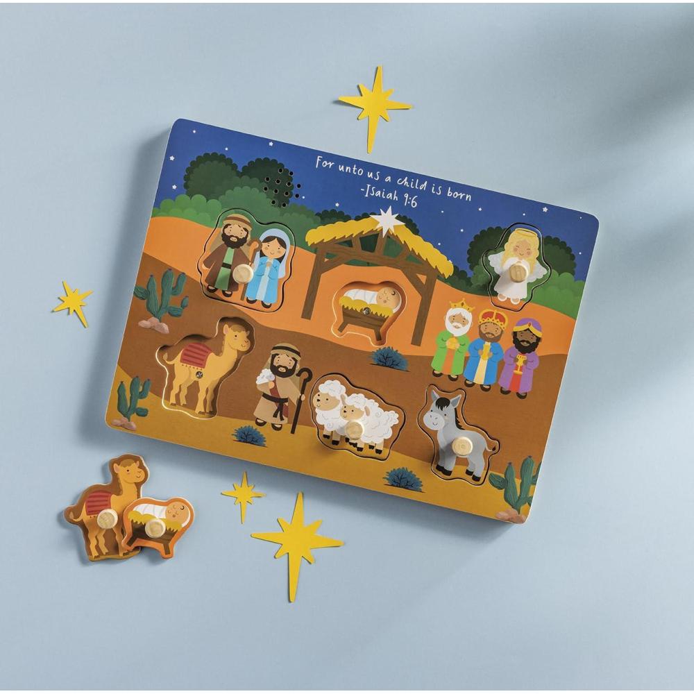 image:imageMud Pie Kids Christmas Nativity Sound Puzzle