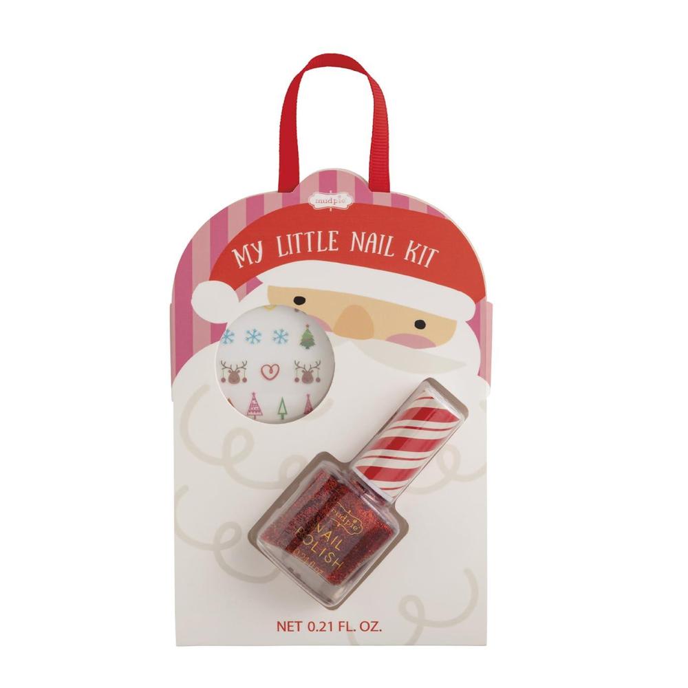 image:imageMud Pie Kids Silver Christmas Nail PolishRed