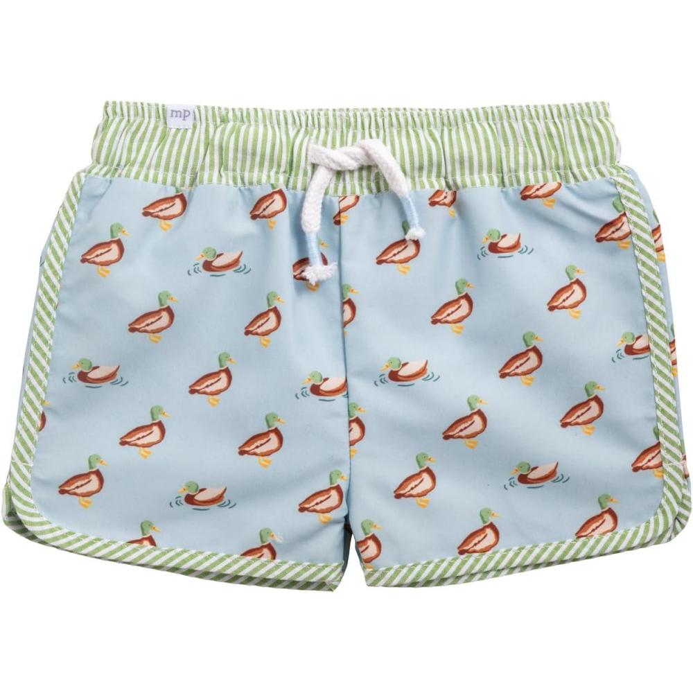 image:imageMud Pie Toddler Boy Duck Swim TrunkBlue