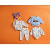 Mud Pie Boys’ Pumpkin Tractor Sweatshirt(Blue)