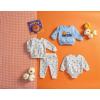 Mud Pie Boys’ Pumpkin Tractor Sweatshirt(Blue)
