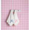 Mud Pie Kids’ Pink Cross Chenille Blanket