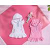 Mud Pie Toddler Girl White RIC Rac Zip Cover Up