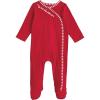Mud Pie Baby Boys’ Mud Pie Kids Christmas My 1st Christmas Sleeper(Red)