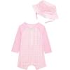 Mud Pie Baby Girl Gingham Rashguard