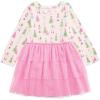 Mud Pie Baby Girls’ Mud Pie Kids Christmas Nutcracker Print Tutu Dress(Pink)