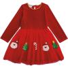 Mud Pie Baby Girls’ Mud Pie Kids Christmas Red Sequin Tutu Dress(Red)