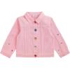 Mud Pie Baby Girls’ Mud Pie Kids Jewel Denim Jacket(Pink)