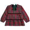 Mud Pie Kids Christmas Tartan Tier Tunic And Legging Set