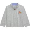 Mud Pie Toddler Boy Sports Quarter Zip Pullover