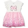 Mud Pie Toddler Girl Mesh Bow Sequin Tutu Dress