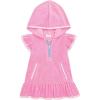 Mud Pie Toddler Girl Pink RIC Rac Zip Cover Up